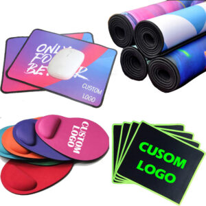 Wholesale Bulk Custom Logo Mouse Pads - OEM Sublimation Desk Mats & Promotional Wrist Support Pads