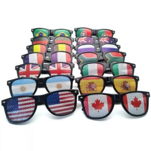 Multi-Country Flag Party Glasses for 2026 Sports Events - Bulk Custom Available
